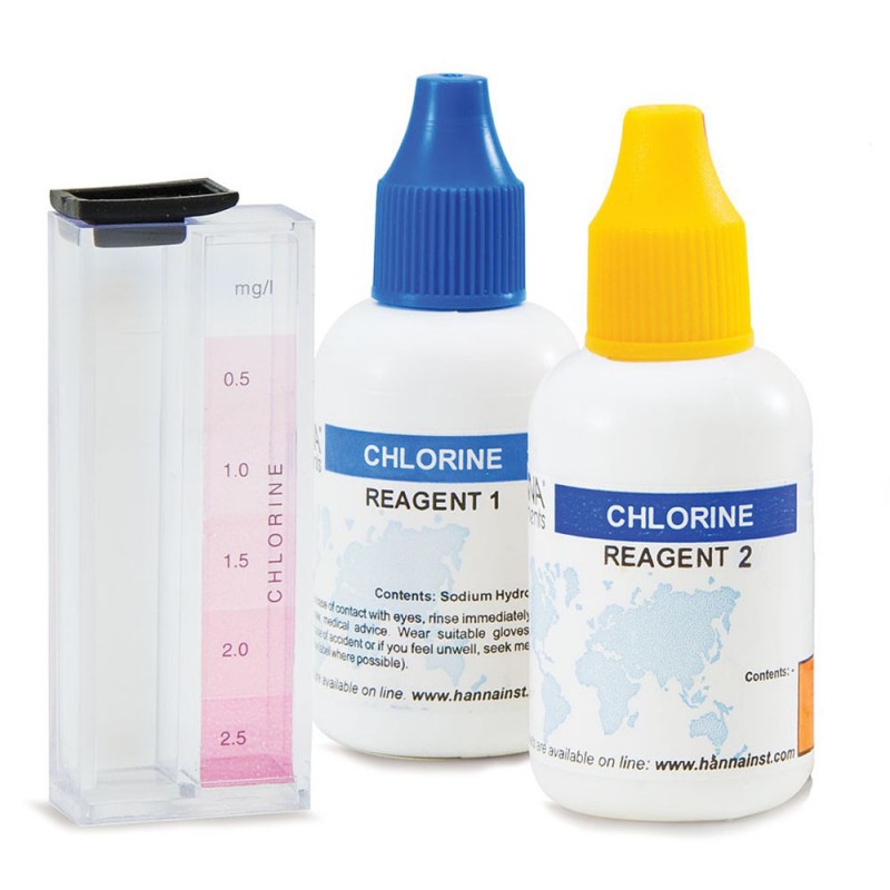 test kit de cloro libre agua