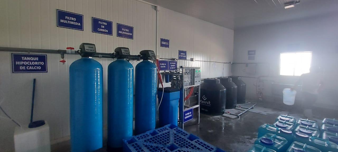 Planta de agua de mesa de 1,000 lph